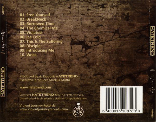 Hatetrend : Violated (CD, Album)