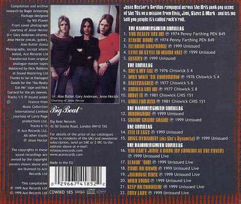 The Gorillas : Gorilla Got Me (CD, Comp)