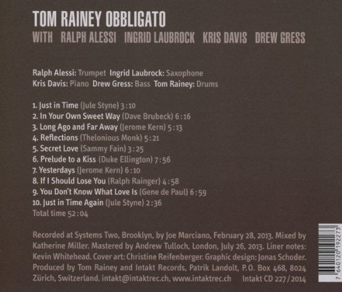 Tom Rainey : Obbligato (CD, Album)