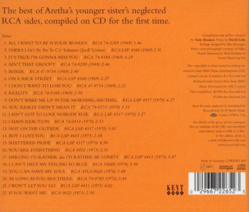 Carolyn Franklin : Sister Soul: The Best Of The RCA Years 1969-1976 (CD, Comp)