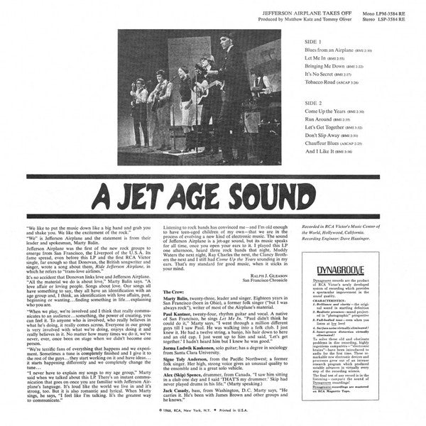 Jefferson Airplane : Jefferson Airplane Takes Off (CD, Album, Ltd, RE, RM)