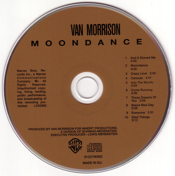 Van Morrison : Moondance (CD, Album, RE, RM)