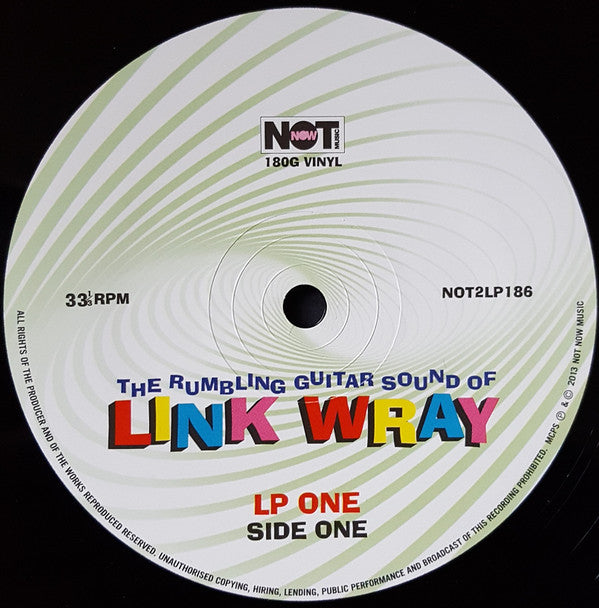 Link Wray : The Rumbling Guitar Sound Of (2xLP, Comp, 180)