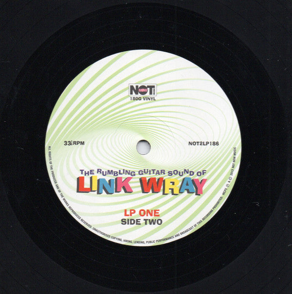Link Wray : The Rumbling Guitar Sound Of (2xLP, Comp, 180)