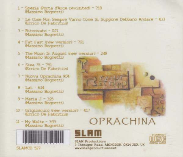 Oprachina : Opra China (CD, Album)