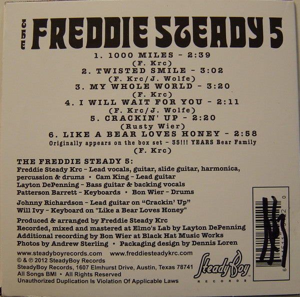 The Freddie Steady 5 : 1000 Miles (CD, EP)
