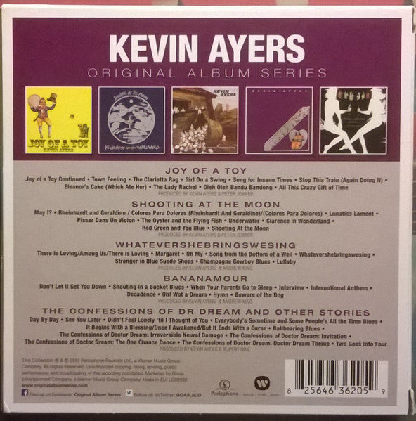 Kevin Ayers : Original Album Series (Box, Comp + CD, Album, RE + CD, Album, RE + CD, Al)