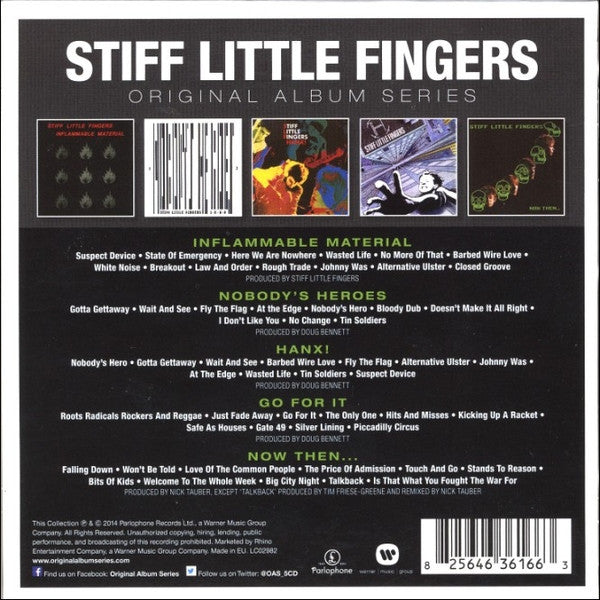 Stiff Little Fingers : Original Album Series (CD, Album, RE + CD, Album, RE + CD, Album, RE + CD)