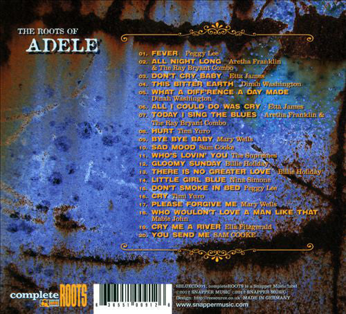 Various : The Roots Of Adele (CD, Comp)