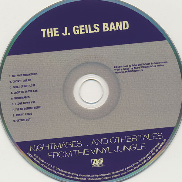The J. Geils Band : Original Album Series Vol. 2 (CD, Album, RE + CD, Album, RE + CD, Album, RE + CD)