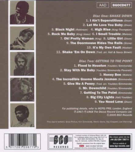 Savoy Brown : Shake Down / Getting To The Point (CD, Album + CD, Album + Comp)