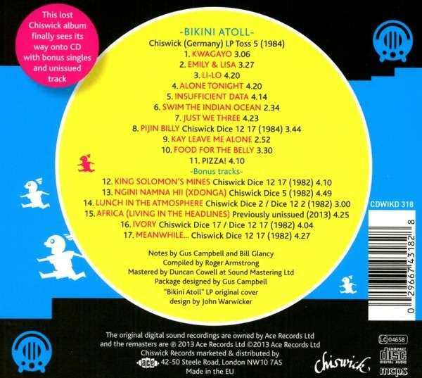 Two Two : Bikini Atoll (CD, Album, RE, RM)
