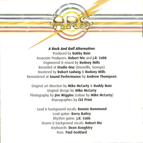 Atlanta Rhythm Section : Third Annual Pipe Dream / A Rock And Roll Alternative (CD, Comp, RM)