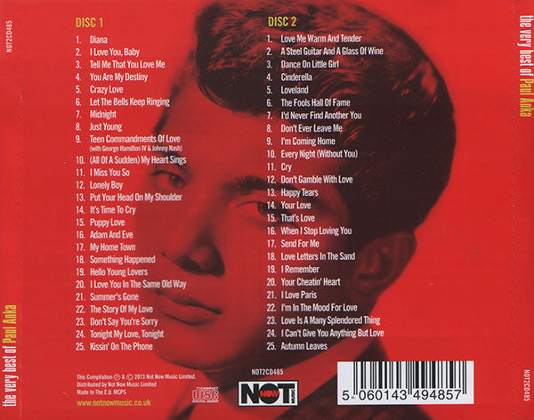 Paul Anka : The Very Best Of Paul Anka (2xCD, Comp)