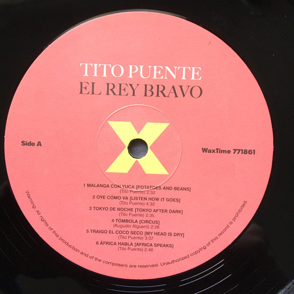 Tito Puente : El Rey Bravo (LP, Album, Ltd, RE, 180)