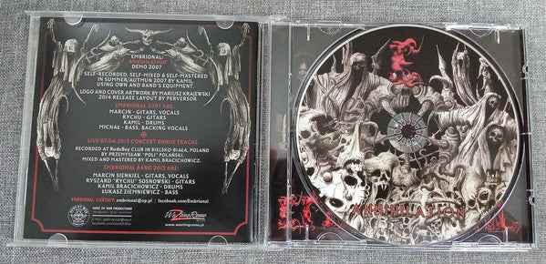 Embrional : Annihilation 2007 + Live (CD, Album, Num)