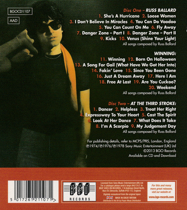 Russ Ballard : Russ Ballard / Winning / At The Third Stroke (2xCD, Comp, RE, RM)