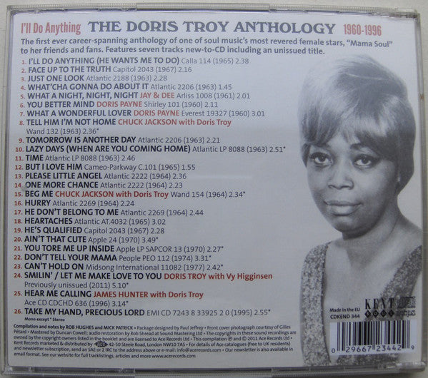 Doris Troy : I'll Do Anything - The Doris Troy Anthology 1960-1996 (CD, Comp)