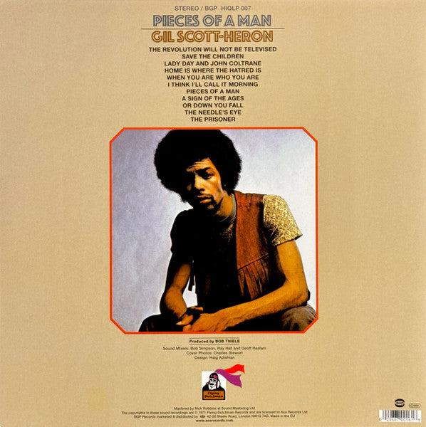 Gil Scott-Heron : Pieces Of A Man (LP, Album, RE, 180)