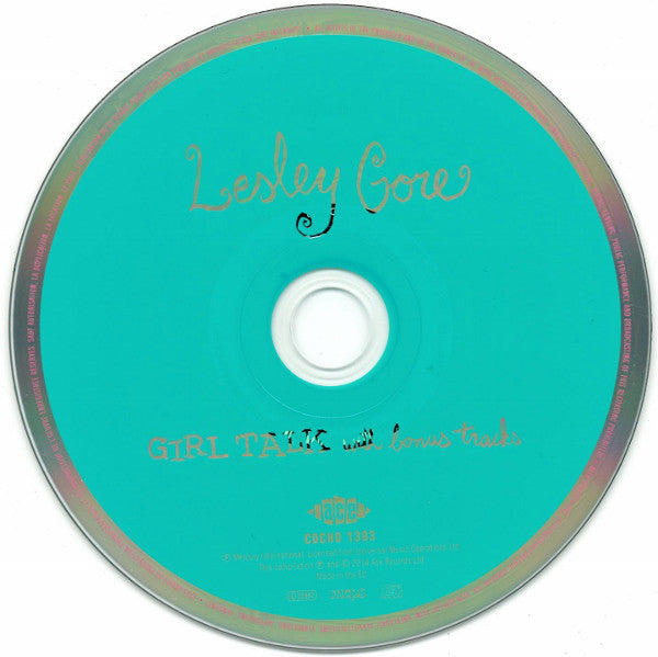 Lesley Gore : Girl Talk (CD, Album, Mono, RE)