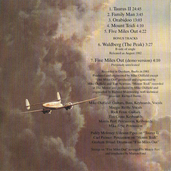 Mike Oldfield : Five Miles Out (CD, Album, RE, RM, EDC)