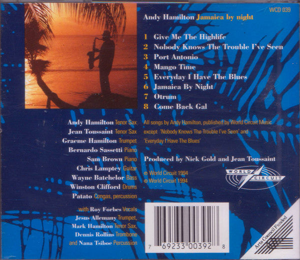 Andy Hamilton : Jamaica By Night (CD, Album)