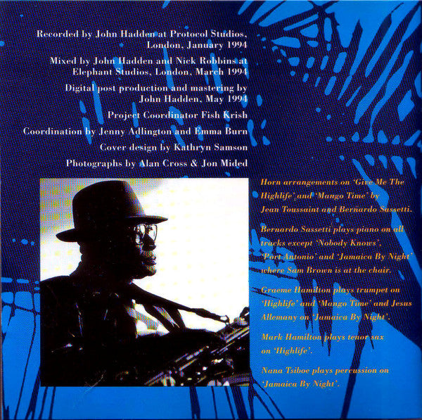 Andy Hamilton : Jamaica By Night (CD, Album)