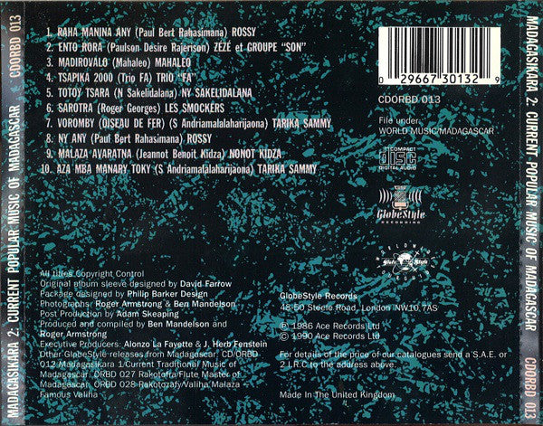Various : Madagasikara Two (Current Popular Music Of Madagascar) (CD, Comp)
