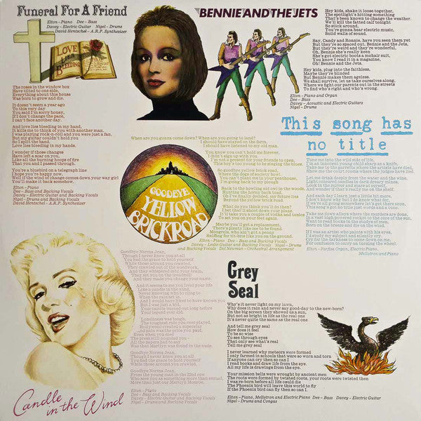 Elton John : Goodbye Yellow Brick Road (2xLP, Album, M/Print, RE, RM, Tri)