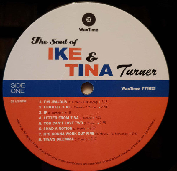Ike & Tina Turner : The Soul Of Ike & Tina Turner (LP, Album, RE, 180)