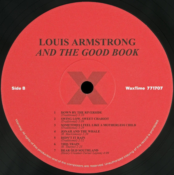 Louis Armstrong And His All-Stars With The Sy Oliver Choir : Louis And The Good Book (LP, RE, 180)
