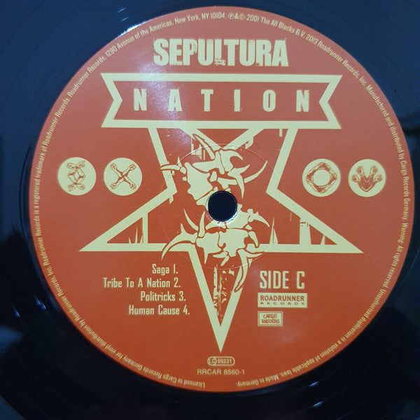 Sepultura : Nation (2xLP, Album, RE, Gat)