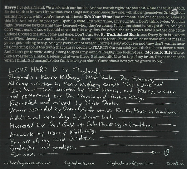 Flagland : Love Hard (CD, Album)