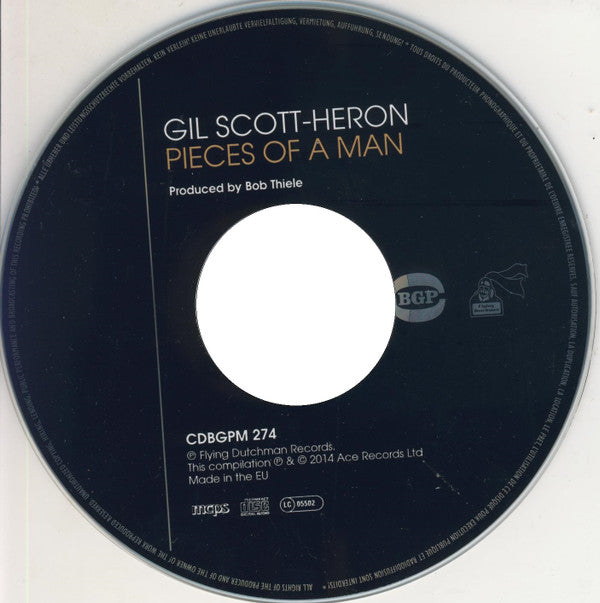 Gil Scott-Heron : Pieces Of A Man (CD, Album, RE, RM, Dig)