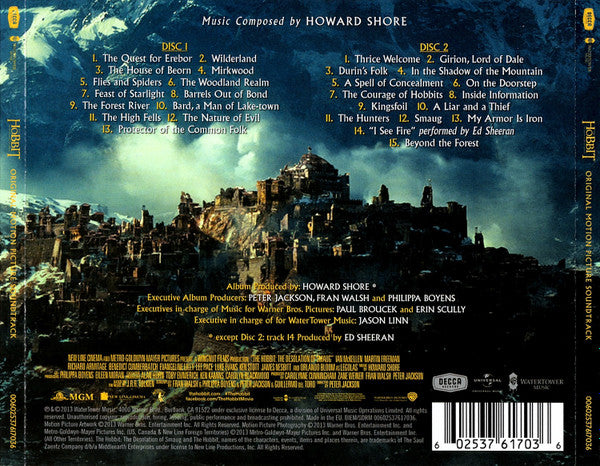 Howard Shore : The Hobbit: The Desolation Of Smaug (Original Motion Picture Soundtrack) (2xCD, Album)
