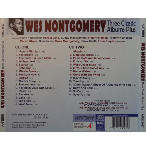 Wes Montgomery : Three Classic Albums Plus (2xCD, Comp)