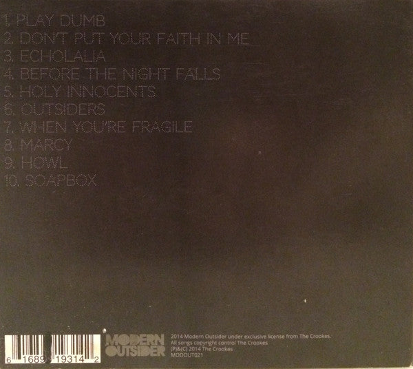 The Crookes : Soapbox (CD, Album)