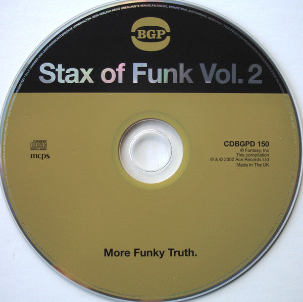 Various : Stax Of Funk Vol. 2 (More Funky Truth) (CD, Comp)