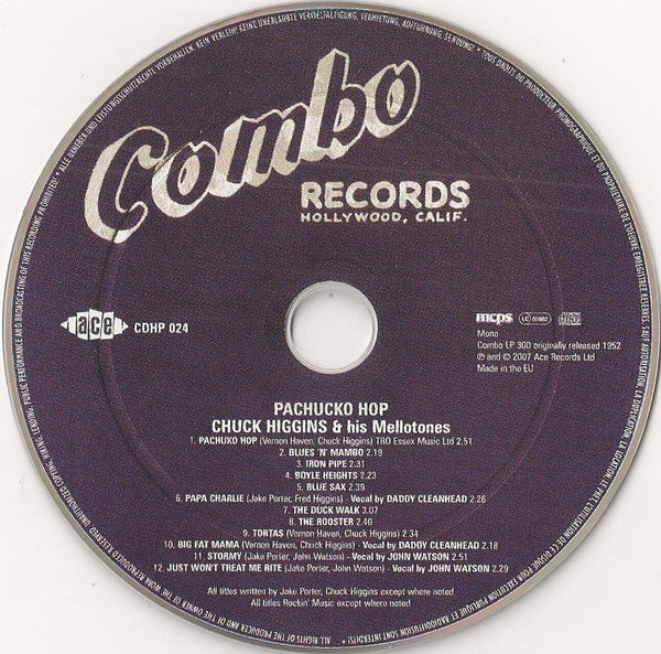 Chuck Higgins : Pachuko Hop (CD, Album, RE, LP )