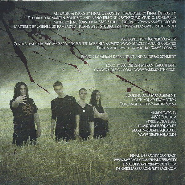 Final Depravity : Nightmare 13 (CD, Album)