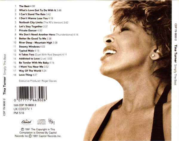 Tina Turner : Simply The Best (CD, Comp, EMI)
