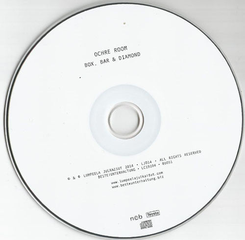 Ochre Room : Box, Bar & Diamond (CD, Album)