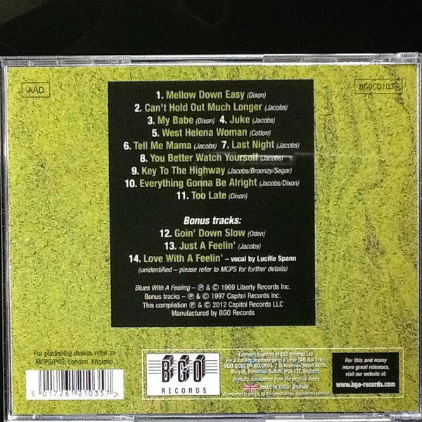 George Smith (4) & The Chicago Blues Band : Blues With A Feeling (A Tribute To Little Walter) (CD, RE, RM)
