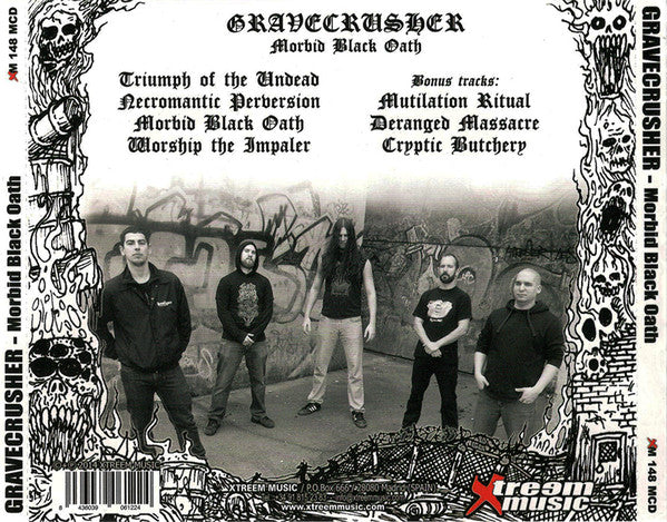 Gravecrusher :  Morbid Black Oath  (CD, MiniAlbum)
