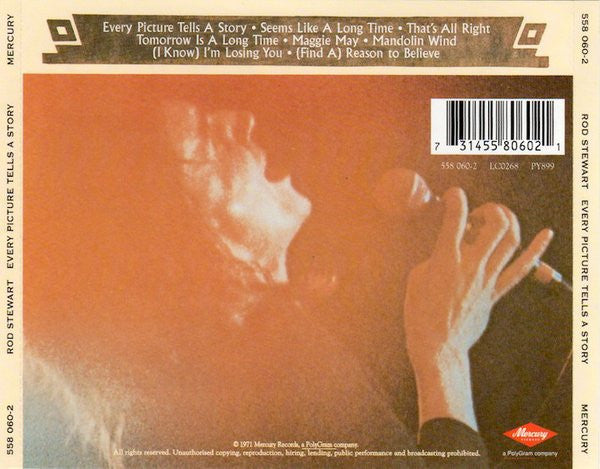 Rod Stewart : Every Picture Tells A Story (CD, Album, RE, RM, PMD)