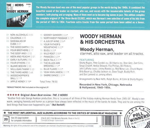 Woody Herman : The 3 Herds (CD, Comp)