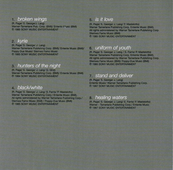 Mr. Mister : Broken Wings -The Best Of Mr Mister (CD, Comp, RE, Son)