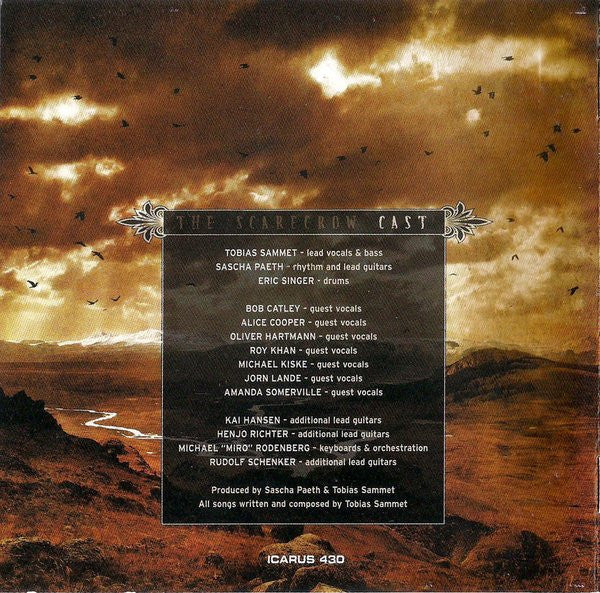 Tobias Sammet's Avantasia : The Scarecrow (CD, Album)