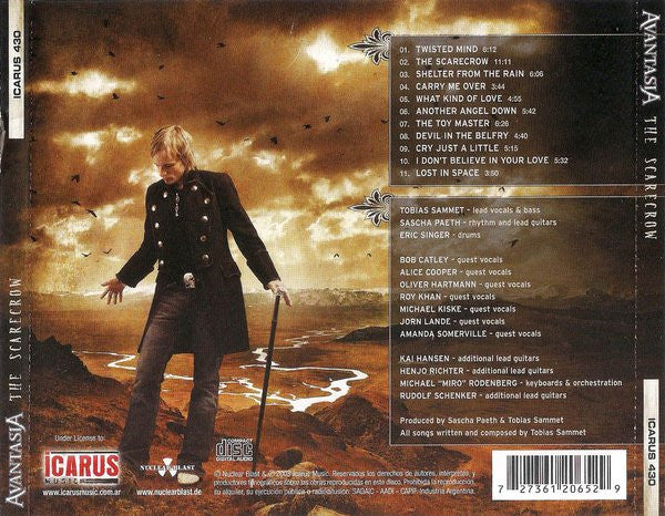 Tobias Sammet's Avantasia : The Scarecrow (CD, Album)