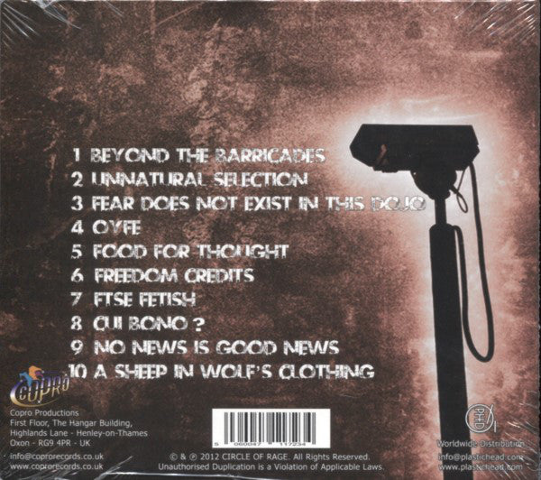 Circle Of Rage : Rage In D-Minor (CD, Album)